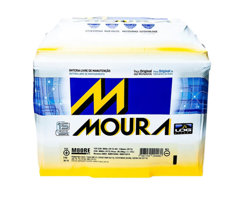 Batería Moura M80RE